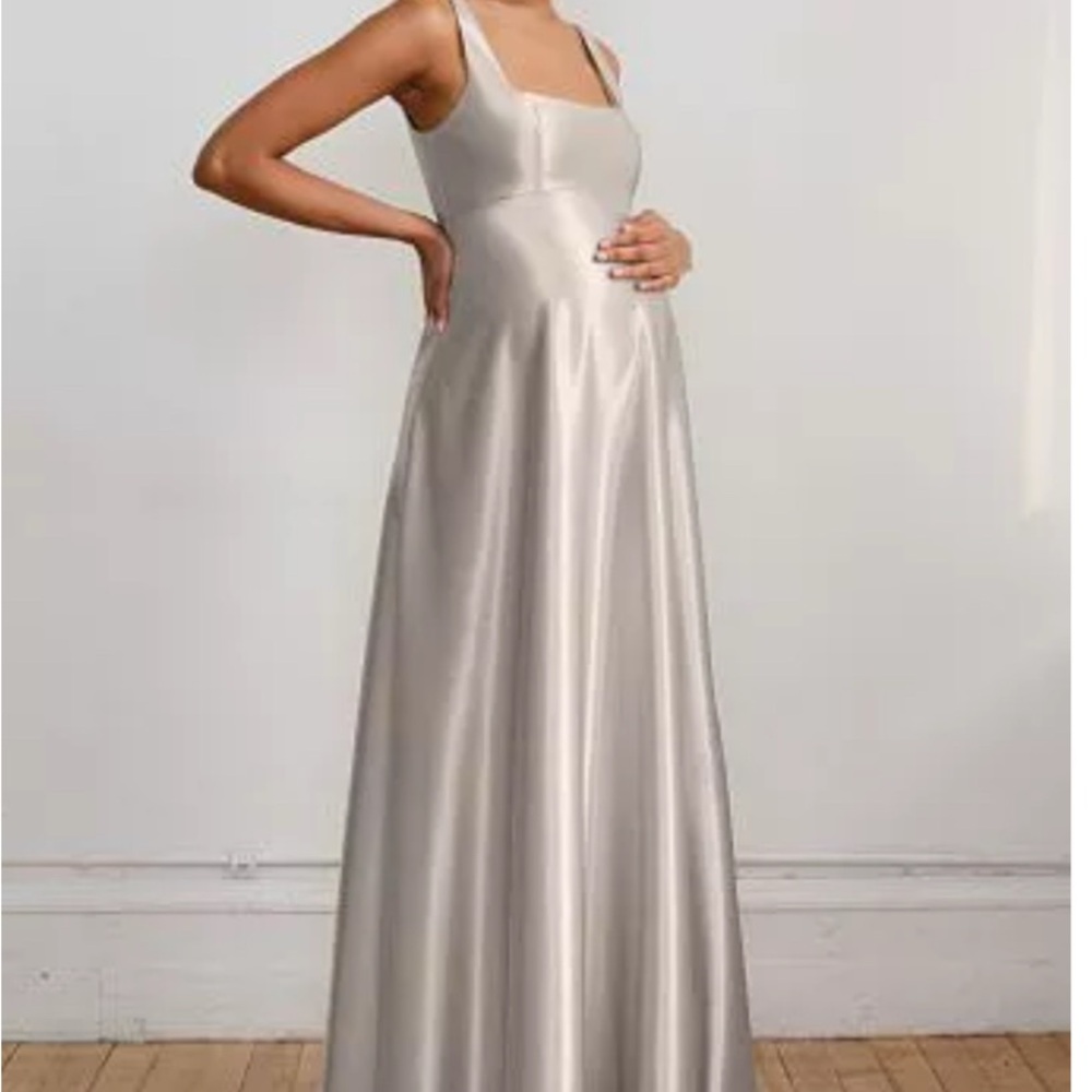 Jenny Yoo Champagne Evening Gown